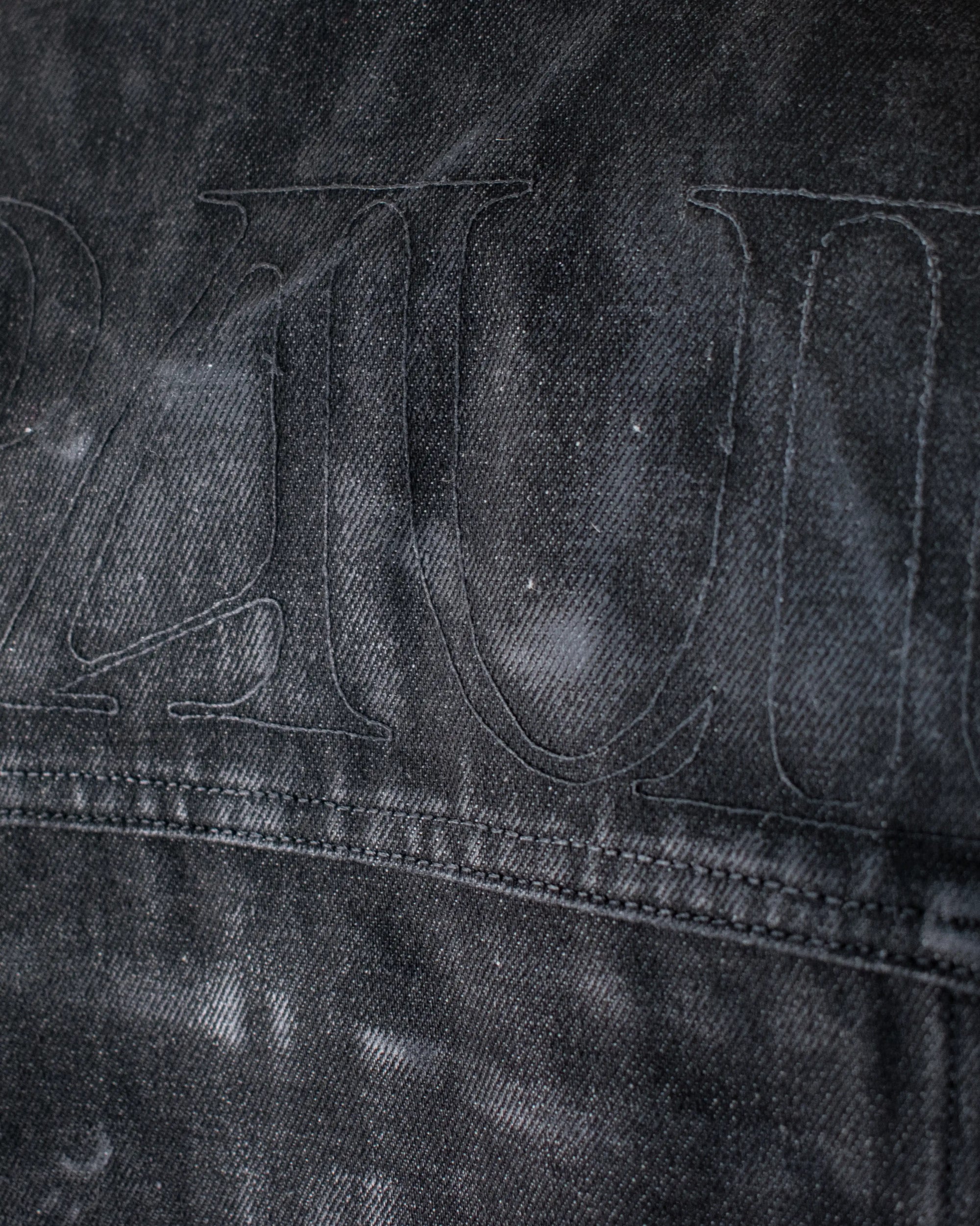 WAXED DENIM JACKET