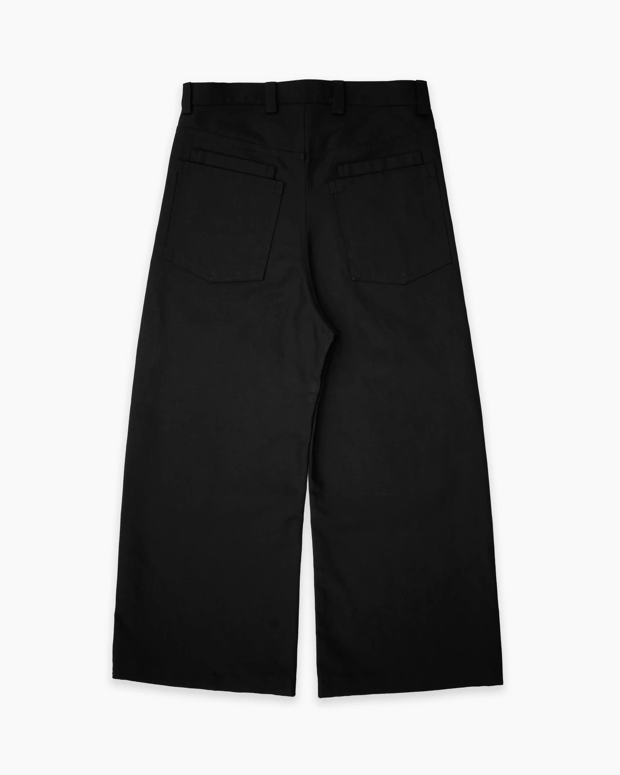 BLACK WIDE PANTS