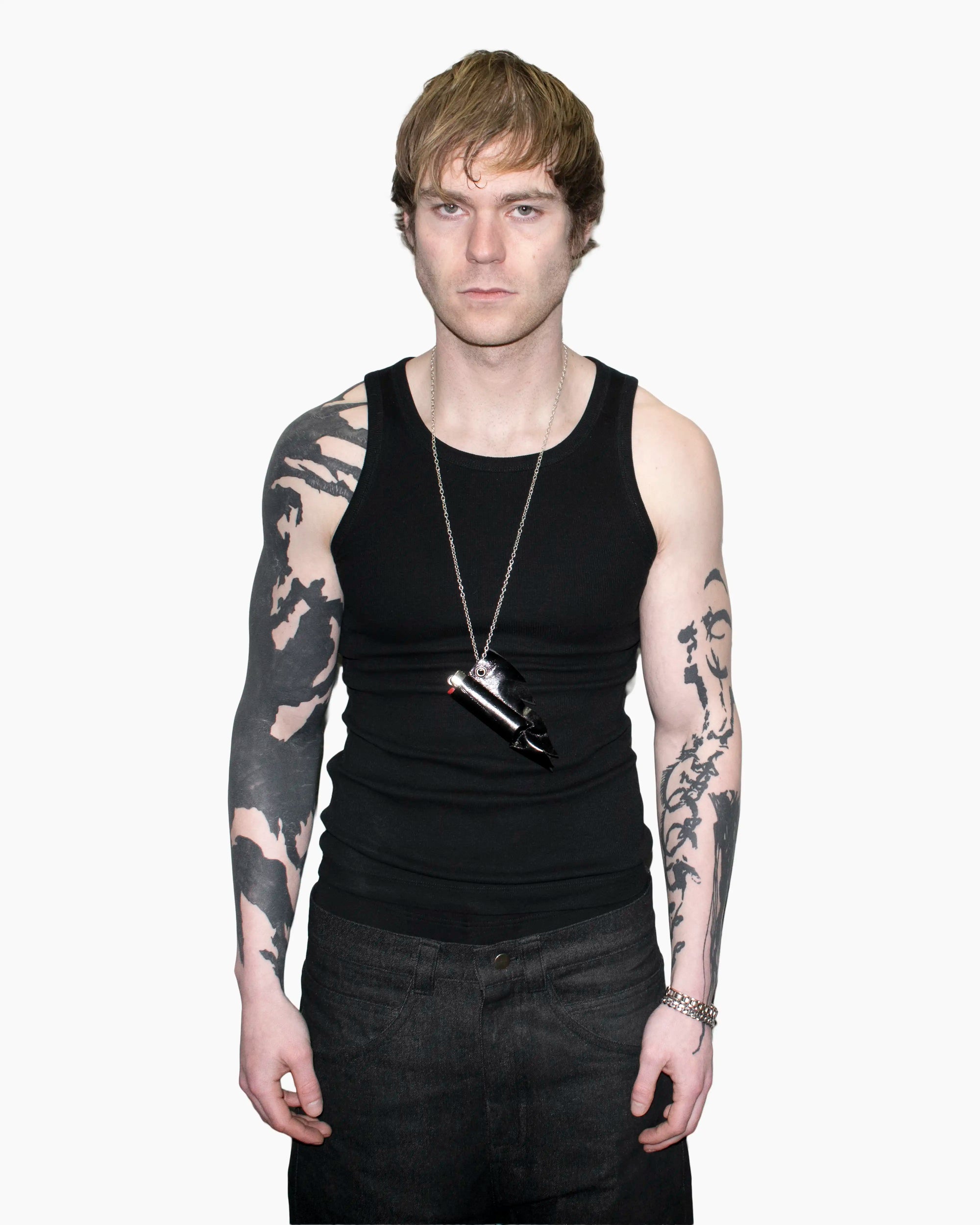 LEATHER LIGHTER NECKLACE