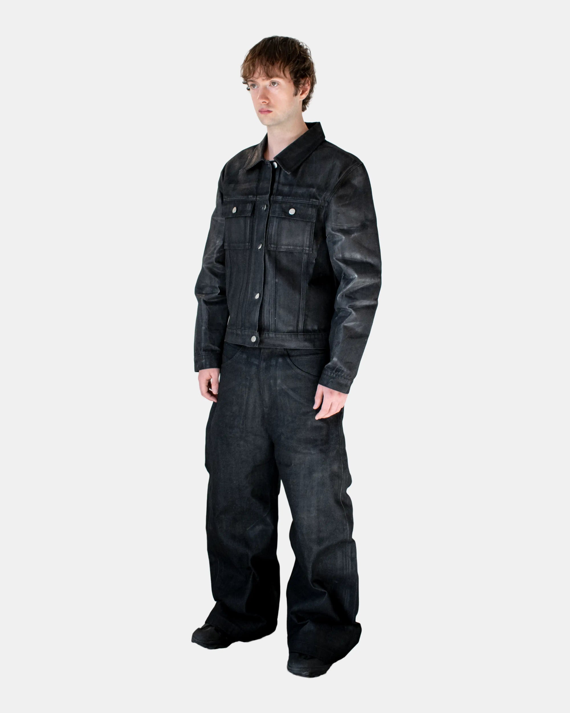 WAXED DENIM JACKET