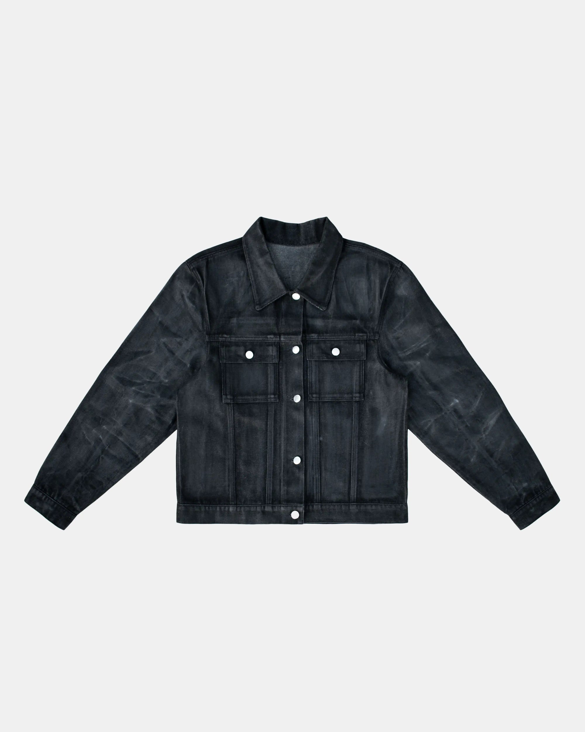 WAXED DENIM JACKET